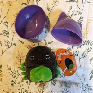 Squishmallow - 4" Seymour the Spider, Mystery Squad Capsule, Holiday, NWT